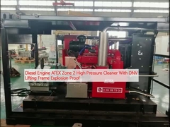 Líquido de limpeza de alta pressão da zona 2 do motor diesel ATEX com o quadro de levantamento de DNV à prova de explosões