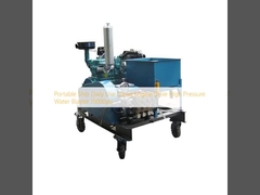 O diário portátil do navio usa o dinamitador 15000psi da água da alta pressão da movimentação do motor diesel