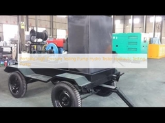 Bomba de ensaio de alta pressão portátil Testeiro hidráulico Bomba de ensaio hidráulico