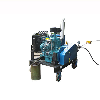 movimentação do motor diesel do dinamitador da máquina de sopro da água 11600psi hidro