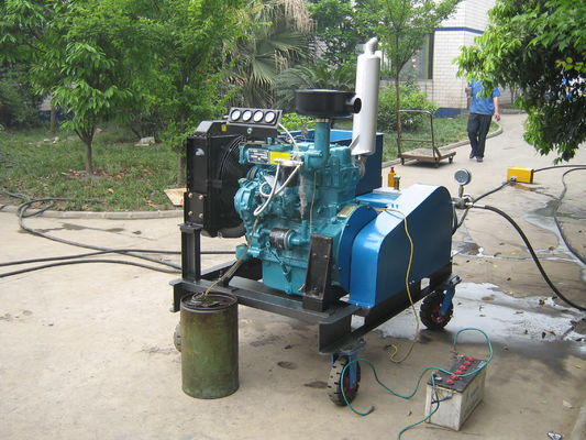 movimentação do motor diesel da arruela da pressão do Hydroblast da máquina do dinamitador da água da barra 30kw 1000