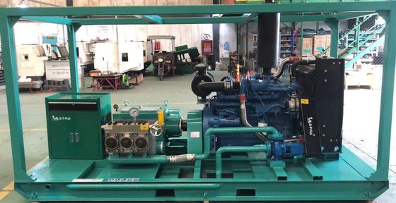Máquina de limpeza industrial a jato de água de 630 bar motor a diesel