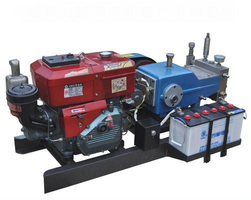 Máquina de hidrogravagem de 750 bar de alta pressão com motor diesel