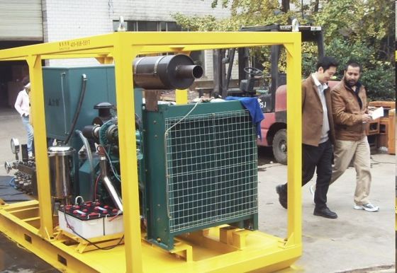 bomba de água do dinamitador do líquido de limpeza de alta pressão diesel portátil da arruela 20000psi hidro