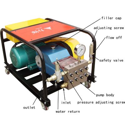 máquinas de sopro Hydroblasting da água 400bar hidro Jet Cleaning Equipment