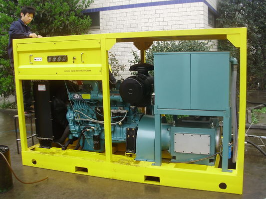 limpeza mais limpa de alta pressão da pressão do poder do motor da arruela do trole de 600bar 75kw
