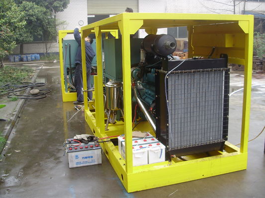 Máquina de hidrodemolição Equipamento de exploração de hidrodemolição 15000psi 75kw