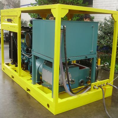 Máquina de hidrodemolição Equipamento de exploração de hidrodemolição 15000psi 75kw