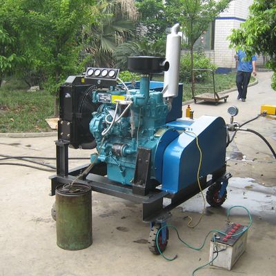 Máquina de limpeza a jato de água de 15kw 450bar Máquina de esgoto a jato de água