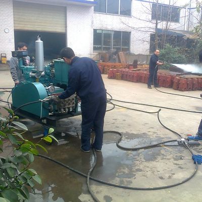 Máquina de limpeza a jato de água de 15kw 450bar Máquina de esgoto a jato de água