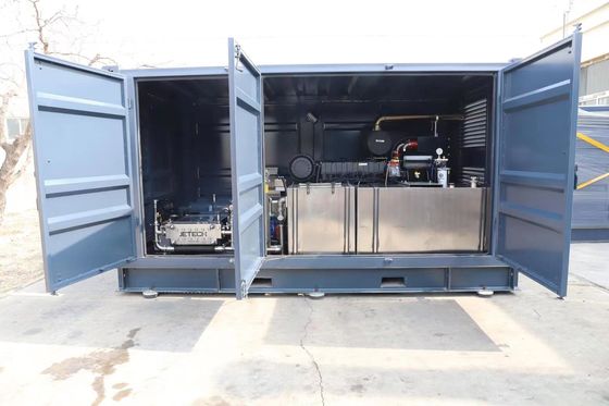 Máquina de hidrofluxo de 2800bar para betão remover hidro blaster 700HP